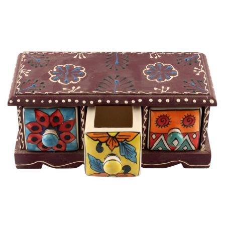 Spice Box-1442 Masala Rack Container Gift Item